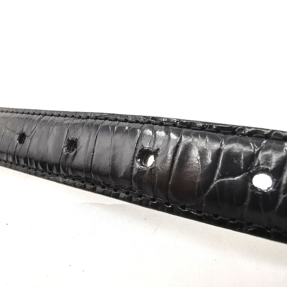 Brighton Vtg Women's Medium Silver Tone Bow Belt - Picture 8 of 13